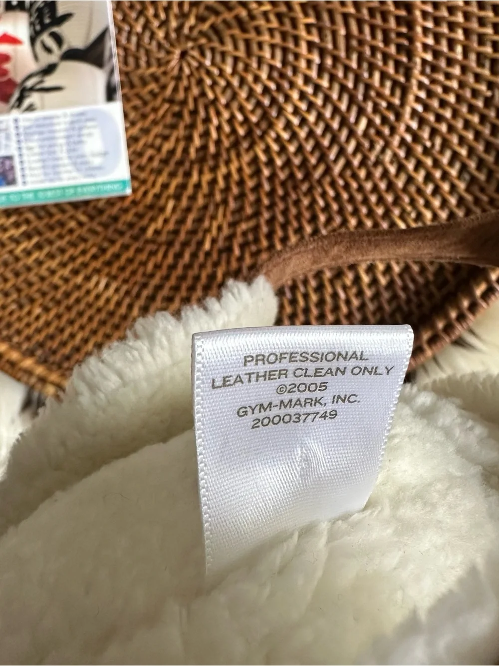 Janie & Jack Kids Brown Leather Suede Trapper Hat with Sherpa Lining 12-18M